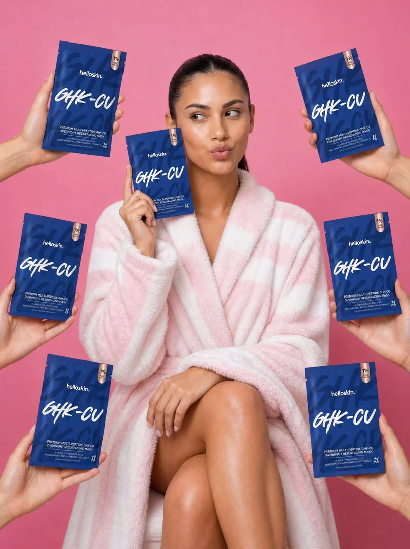 Premium GHK‑Cu Multi‑Peptide Overnight Resurfacing Mask 1.2% Pure GHK‑Cu