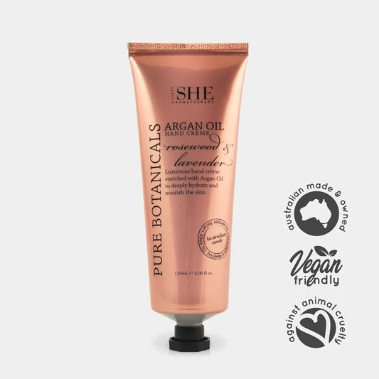 Argan Oil Hand Creme - Rosewood & Lavender