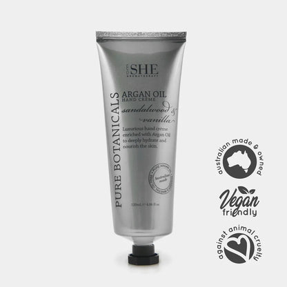 Argan Oil Hand Creme - Sandalwood & Vanilla