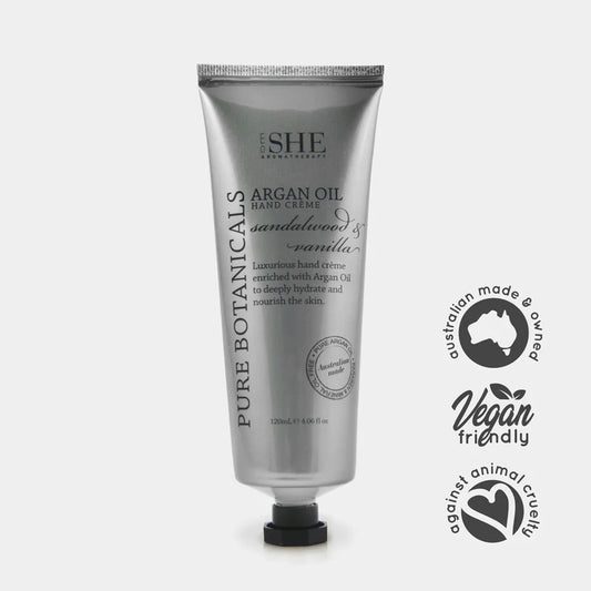 Argan Oil Hand Creme - Sandalwood & Vanilla