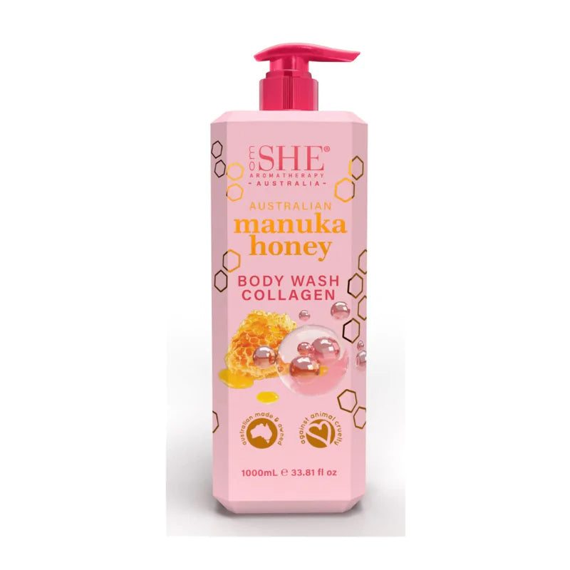 Manuka Honey Body Wash Collagen 1L
