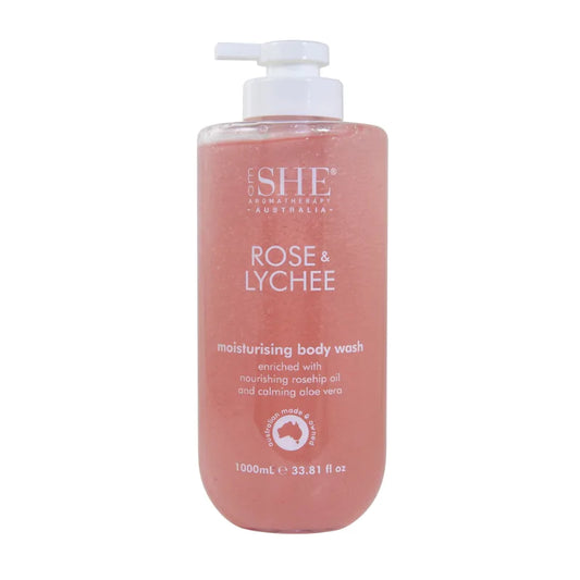Rose & Lychee Moisturising Body Wash 1L