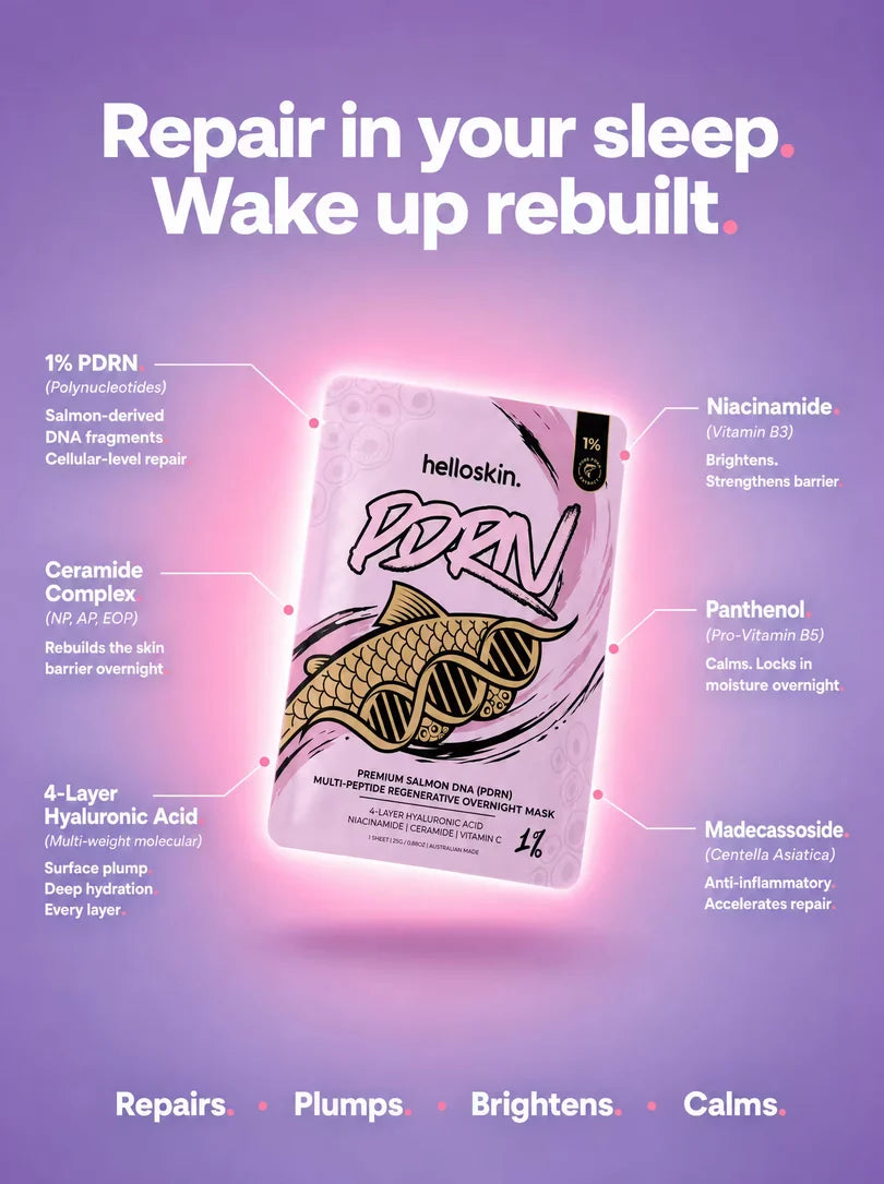 Premium Salmon DNA (PDRN) Multi‑Peptide Overnight Renewing Mask 1.2% PDRN