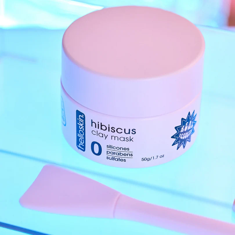 hibiscus clay mask