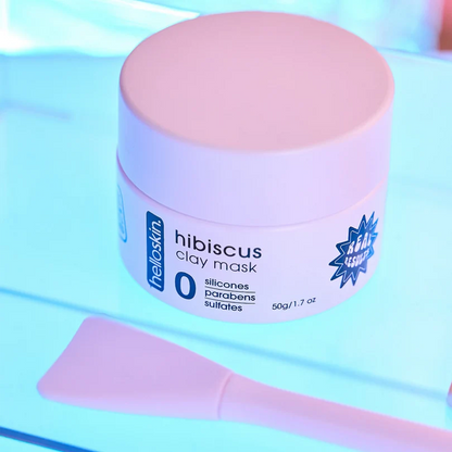 hibiscus clay mask