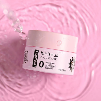 hibiscus clay mask