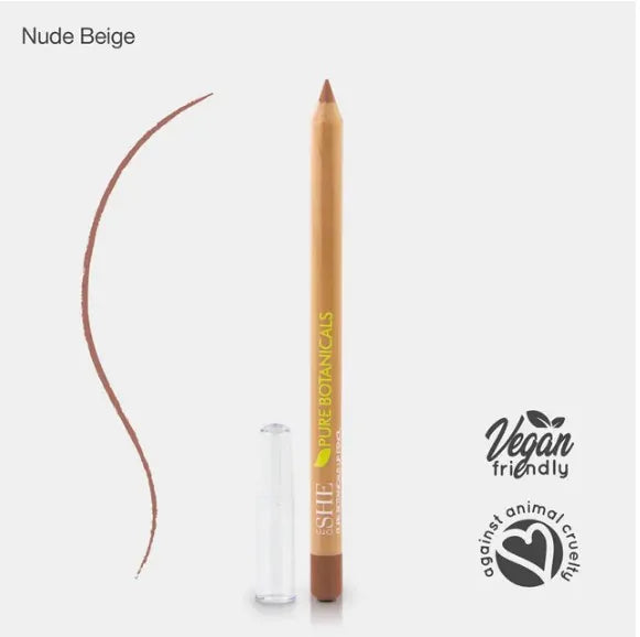 Pure Botanicals Lip Pencil - Nude Beige